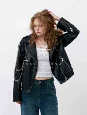 Black Jacket with Chain