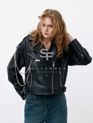 Black Jacket with Chain