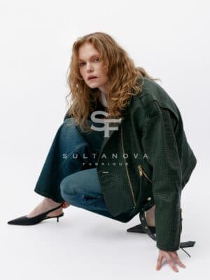Green Croco Jacket