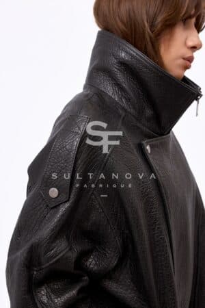 Сalfskin Leather Jacket Black