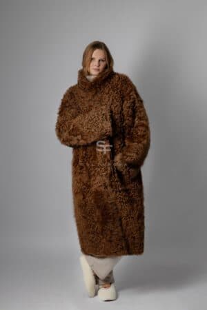 Brown Sugar Tigrado Double Sided Coat