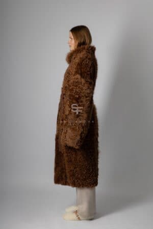Brown Sugar Tigrado Double Sided Coat