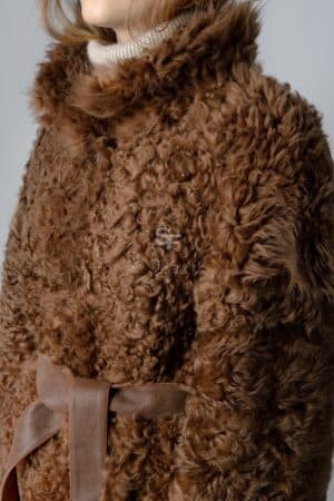 Brown Sugar Tigrado Double Sided Coat