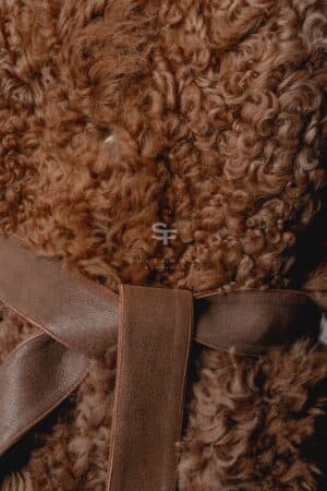 Brown Sugar Tigrado Double Sided Coat