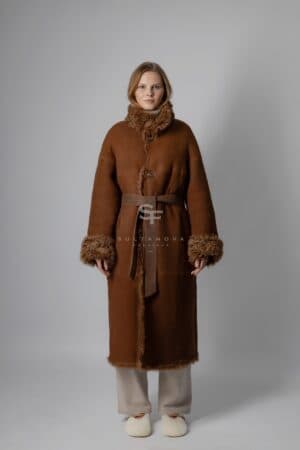 Brown Sugar Tigrado Double Sided Coat