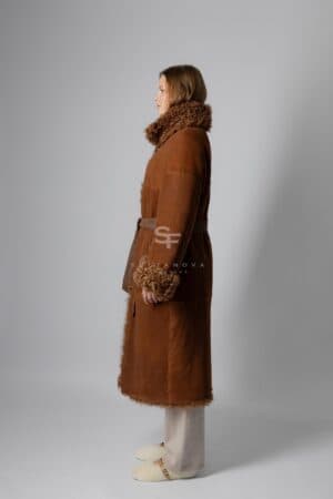 Brown Sugar Tigrado Double Sided Coat