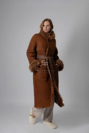 Brown Sugar Tigrado Double Sided Coat