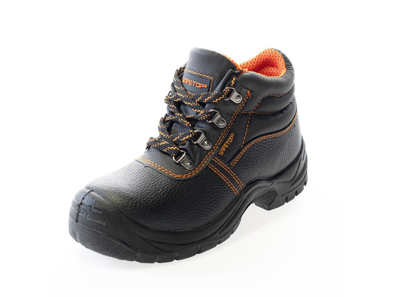 ABELIO, bota S1P de cuero vacuno con cordones