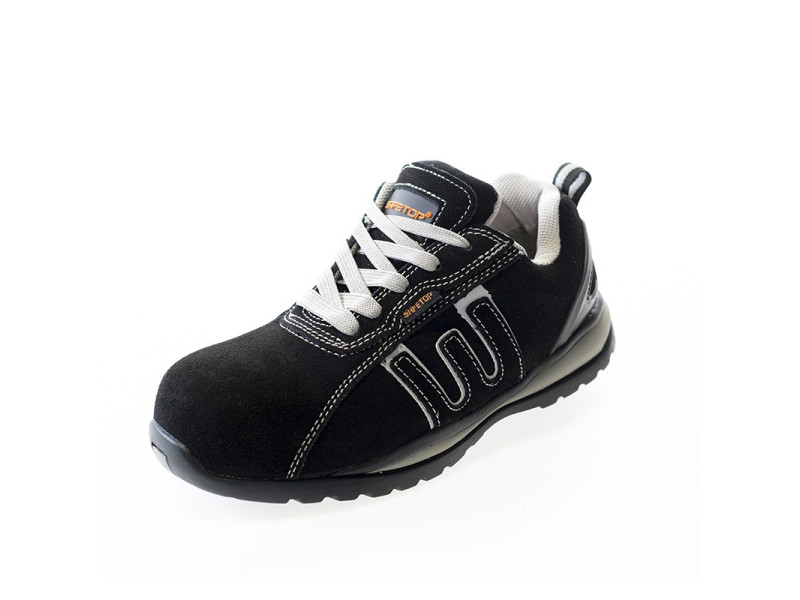 BAIO gris-negro, zapato S1P nobuck suela EVA metalfree