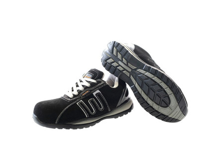 BAIO gris-negro, zapato S1P nobuck suela EVA metalfree
