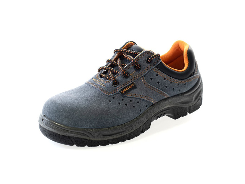 INCIO, zapato S1P de nobuck azul aireado