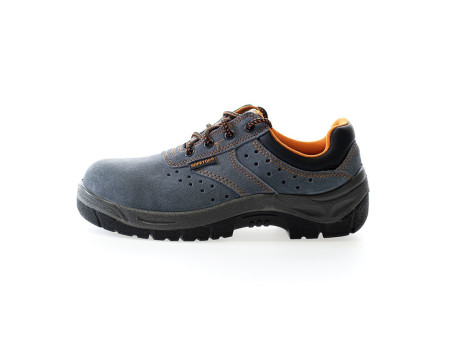 INCIO, zapato S1P de nobuck azul aireado