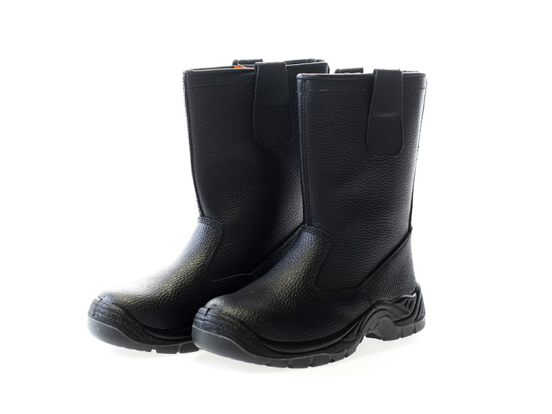 OHIO, bota de media caña S3, en piel de búfalo