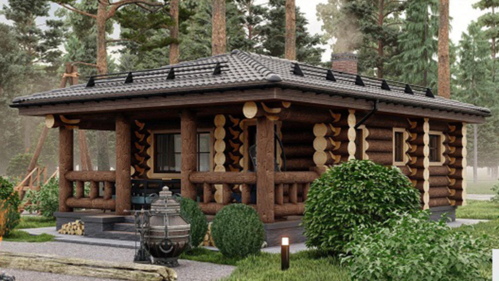 Сруб бани "Раздолье"