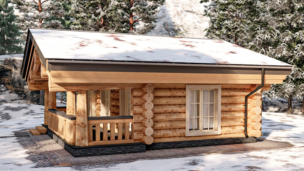 Сруб бани "Витязь"