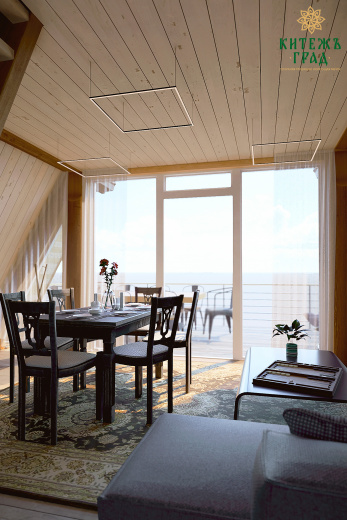 Гостевой дом "А-фрейм" по технологии "Post and beam" Под ключ!