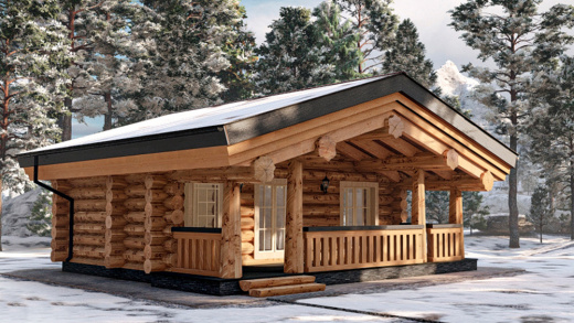 Сруб бани "Витязь"