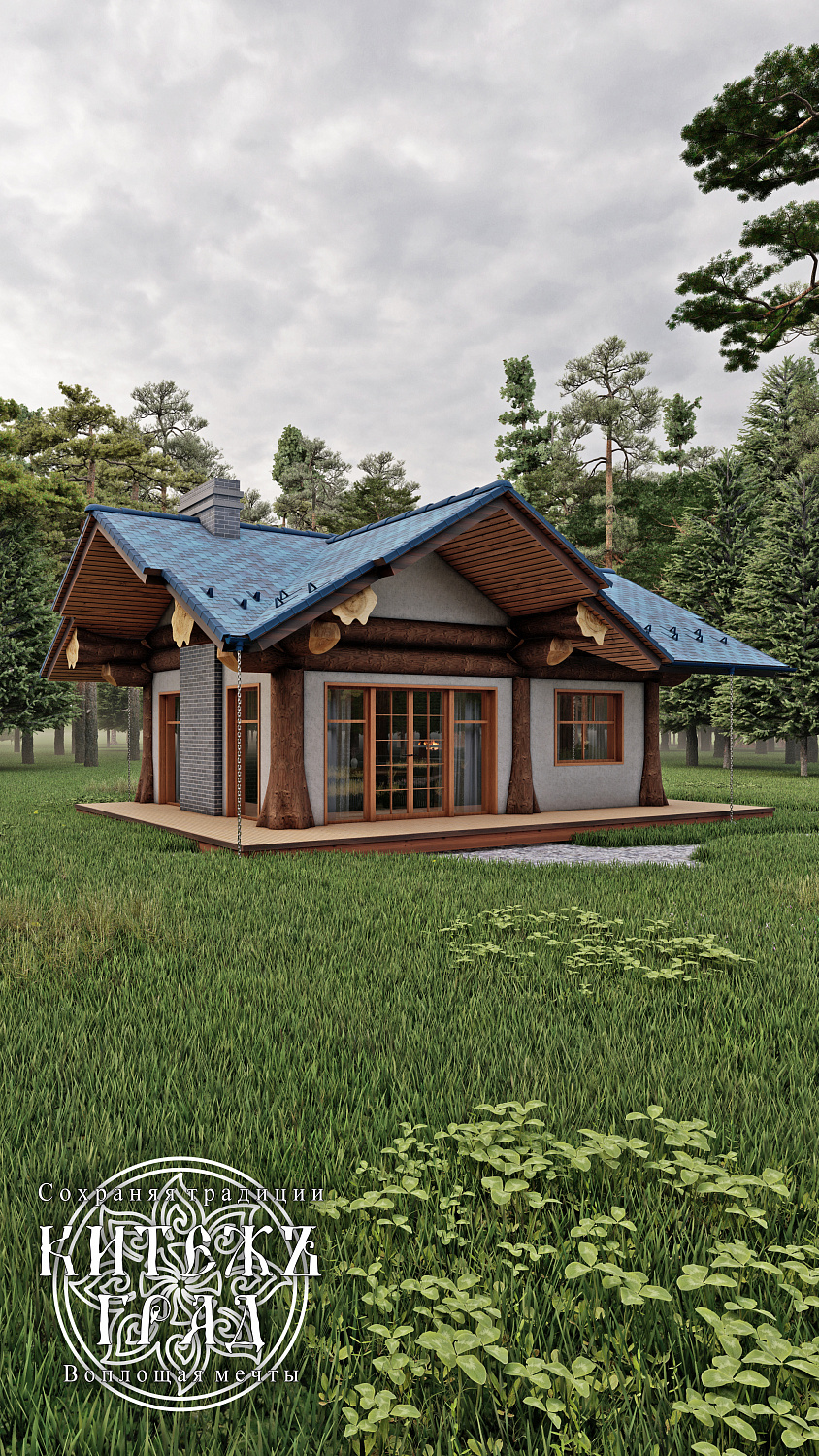 Беседка барбекю с мангалом