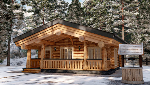 Сруб бани "Витязь"