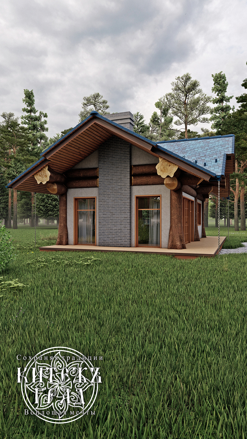 Беседка барбекю с мангалом