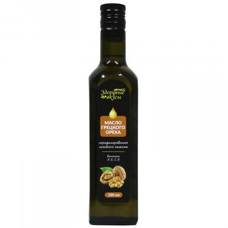 Масло грецкого ореха Здоровые вкусы 250 мл