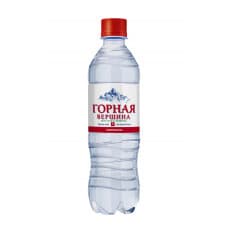 Вода минеральная газированная Горная Вершина 0,5л