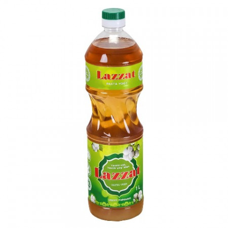 Масло хлопковое Lazzat 1л
