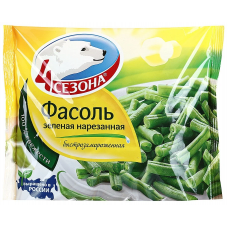 Фасоль стручковая резанная замороженная 4 сезона