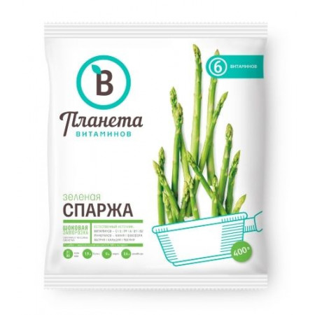 Спаржа зеленая Планета витаминов 400гр