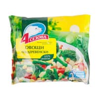Овощи по деревенски замороженные 400г 4 сезона 