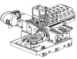 5-осевой вертикальный фрезерный обрабатывающий центр MX800
