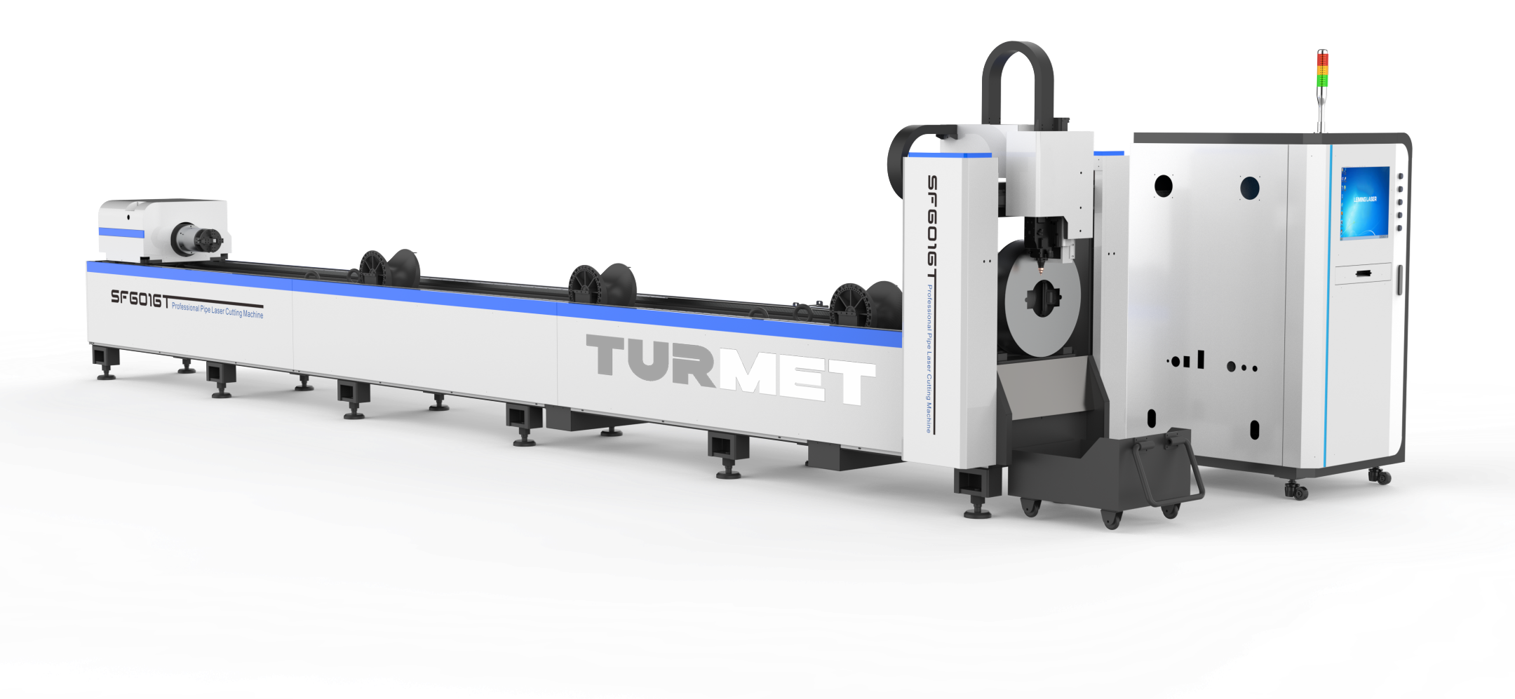 Turmet 6016T высокоскоростной станок  для лазерной резки труб и профилей.