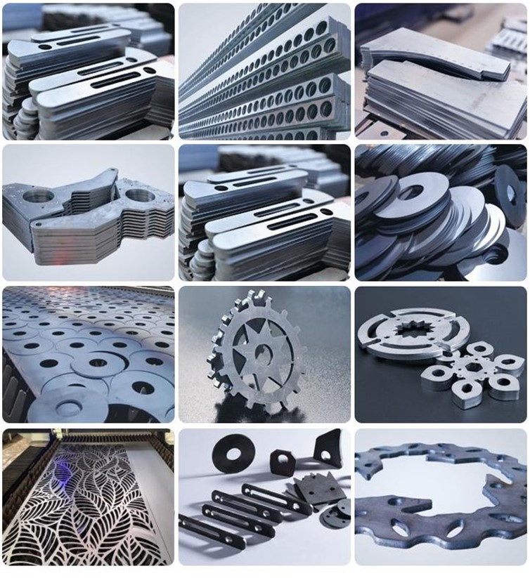 образцы изделий на лазерном станке для металла