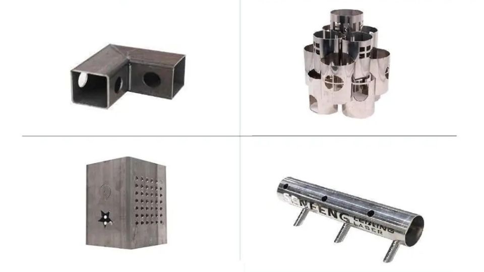 заготовки сделанные на лазерном станке для резки трубы