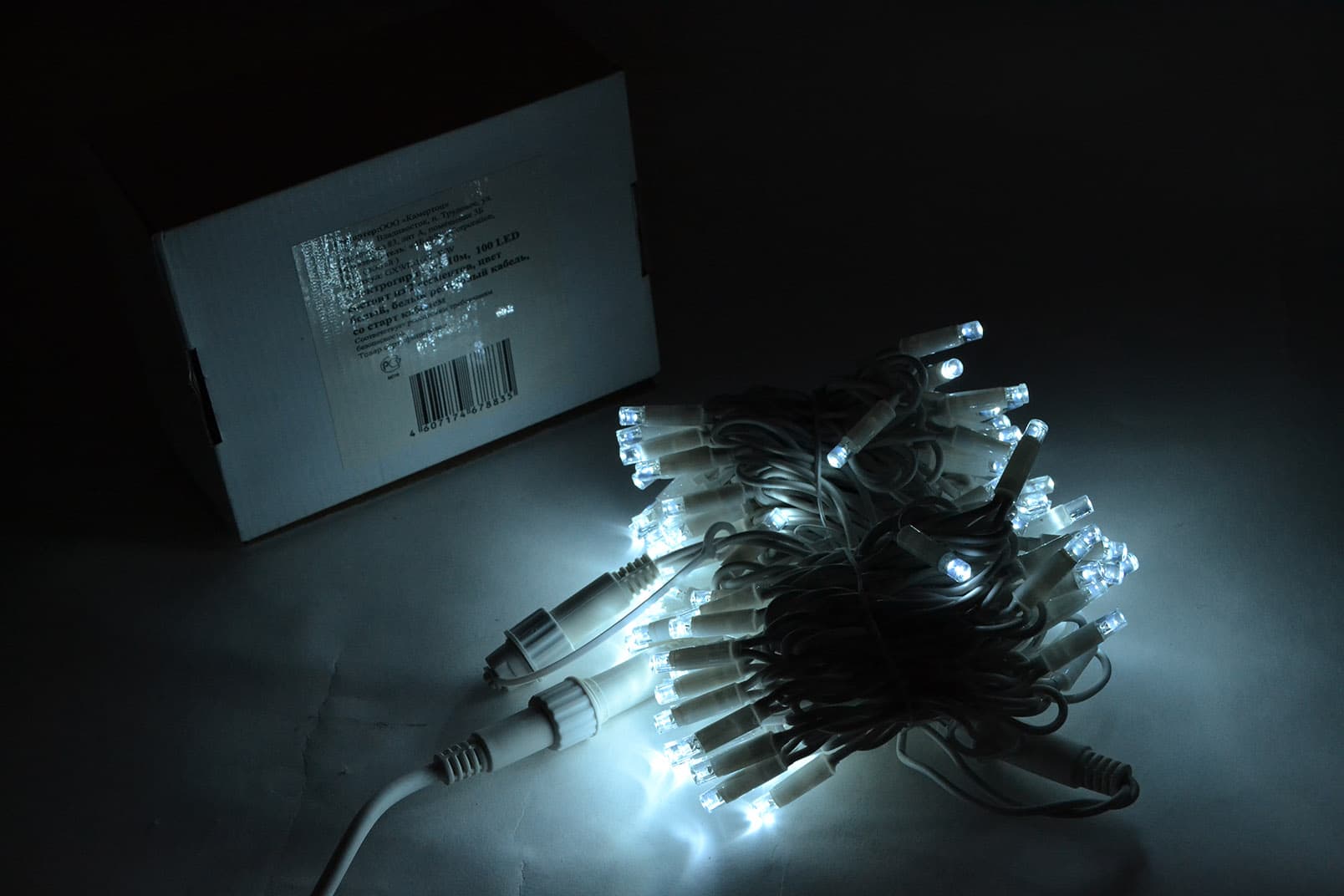 Электрогирлянда 10м 100LED цвет белый