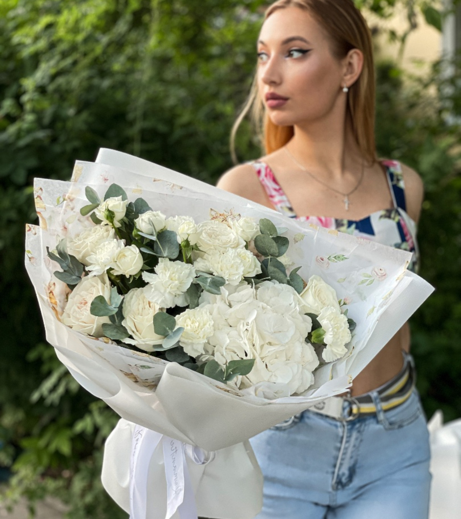 Букет «Белоснежка»