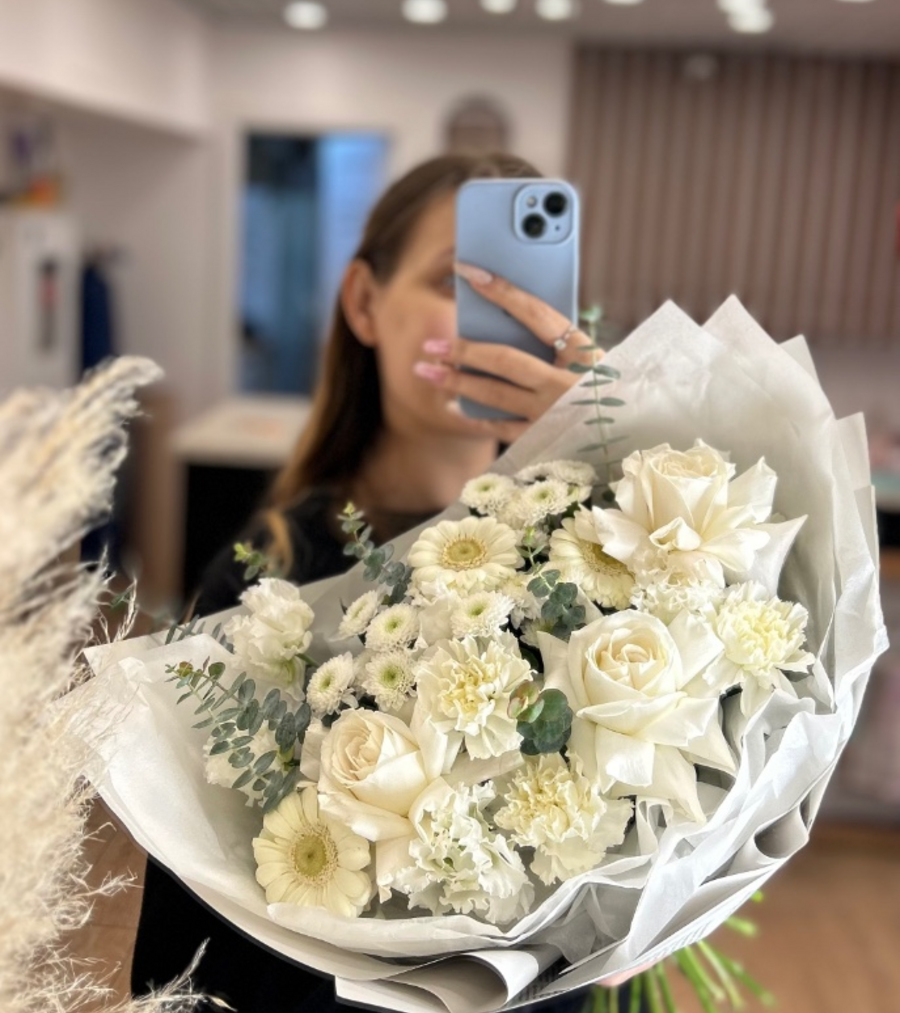 Букет «Снежная королева»