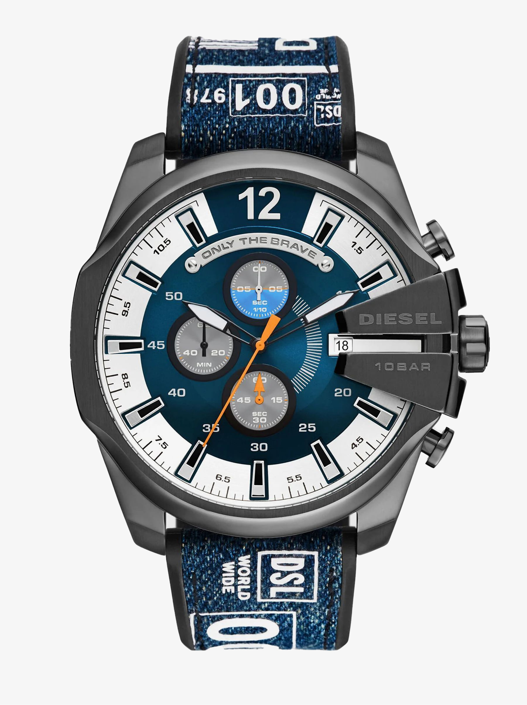Часы Diesel Mega Chief DZ4541 Синие