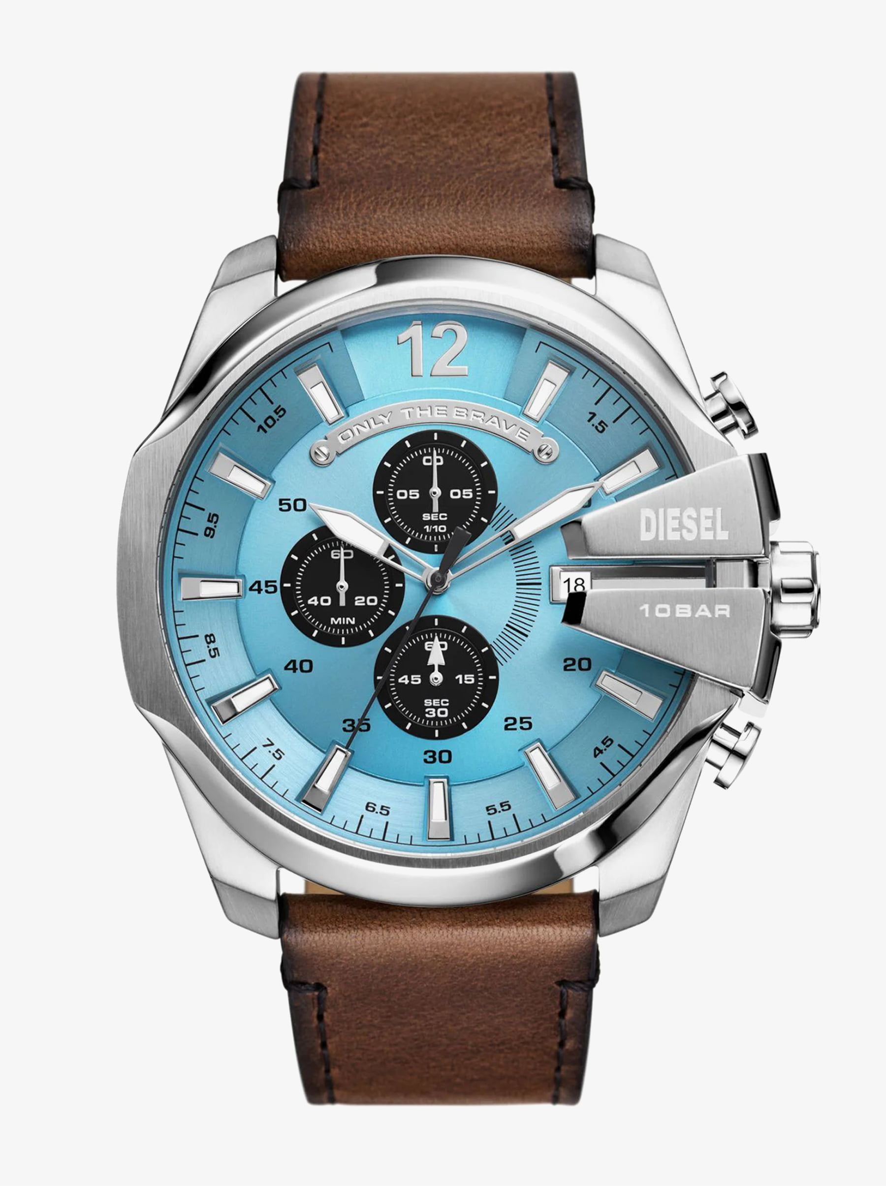 Часы Diesel Mega Chief DZ4657 Серебряные