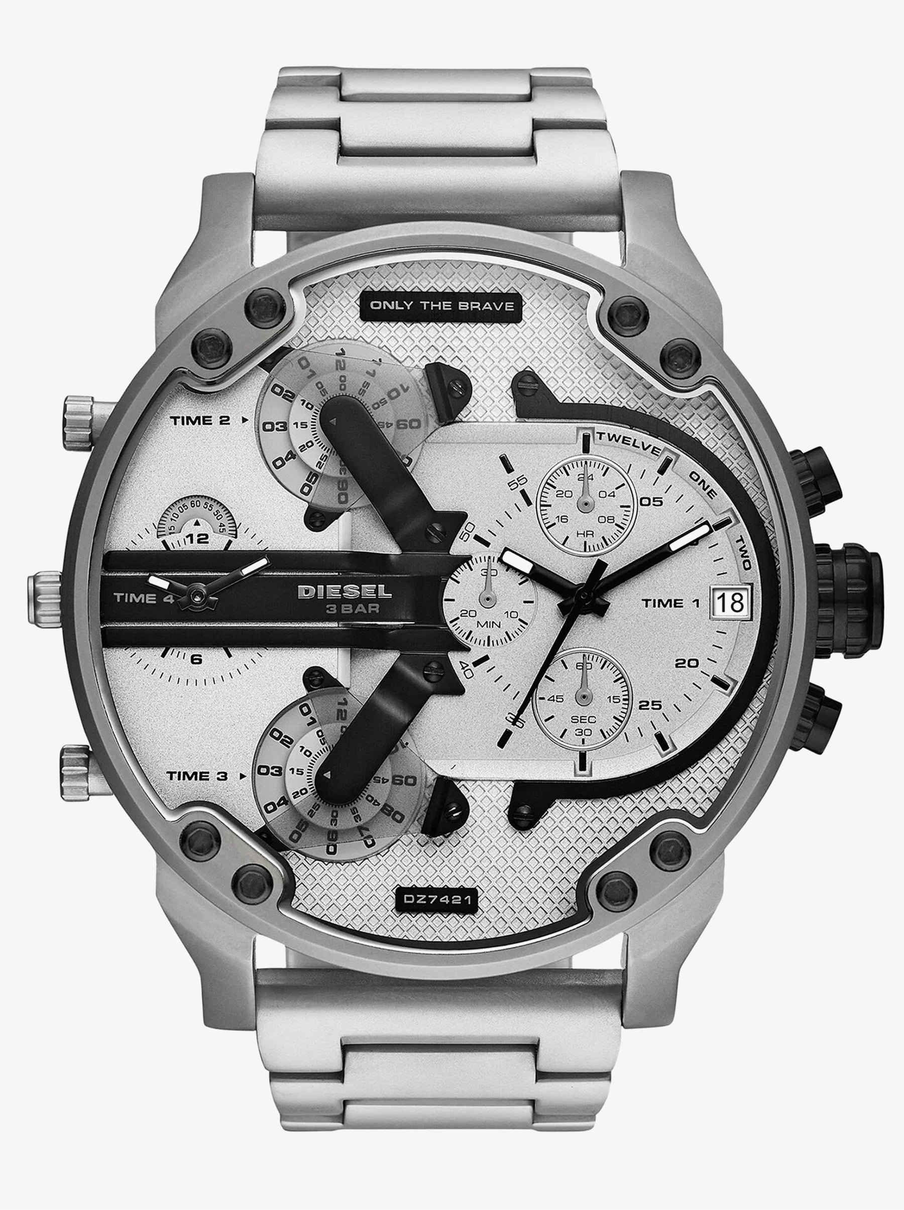 Часы Diesel Mr. Daddy 2.0 DZ7421 Серебряные