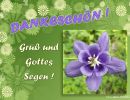 DANKESCHÖN! Gruß und Gottes Segen!