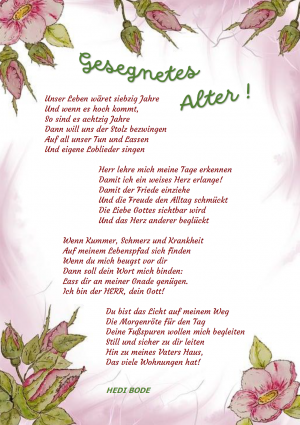 Gesegnetes Alter - Hedi Bode