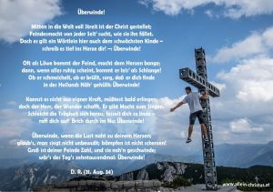 Überwinde - D.R. 31.Aug.34
