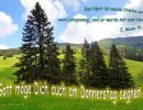 2. Mose 15,2 - Der Herr ist meine Stärke und  mein Lobgesang,  und er wurde mir zum Heil! 
