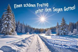Psalm 97,11 - Und ich werde wandeln in weitem Raum; denn ich suche deine Befehle.