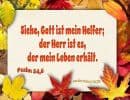 Psalm 54,6 - Siehe, Gott ist mein Helfer; der Herr ist es, der mein Leben erhält.