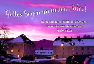 Psalm 33,22 - Deine Gnade, o Herr, sei &uuml;ber uns, wie wir es von dir erhoffen!