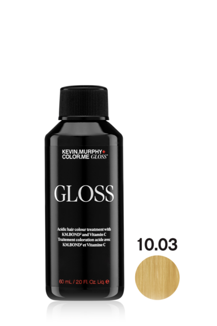 GLOSS Acidic hair colour treatment with KM.BOND2 and Vitamin C 10.03 / 10NG PLATINUM.NATURAL.GOLD