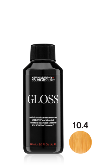 GLOSS Acidic hair colour treatment with KM.BOND2 and Vitamin C 10.4 / 10C PLATINUM.COPPER