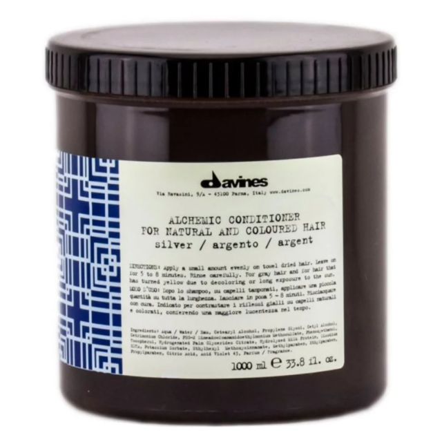 ALCHEMIC CONDITIONER for natural and coloured hair Кондиционер "АЛХИМИК" для натуральных и окрашенных волос (серебро) 1000 мл